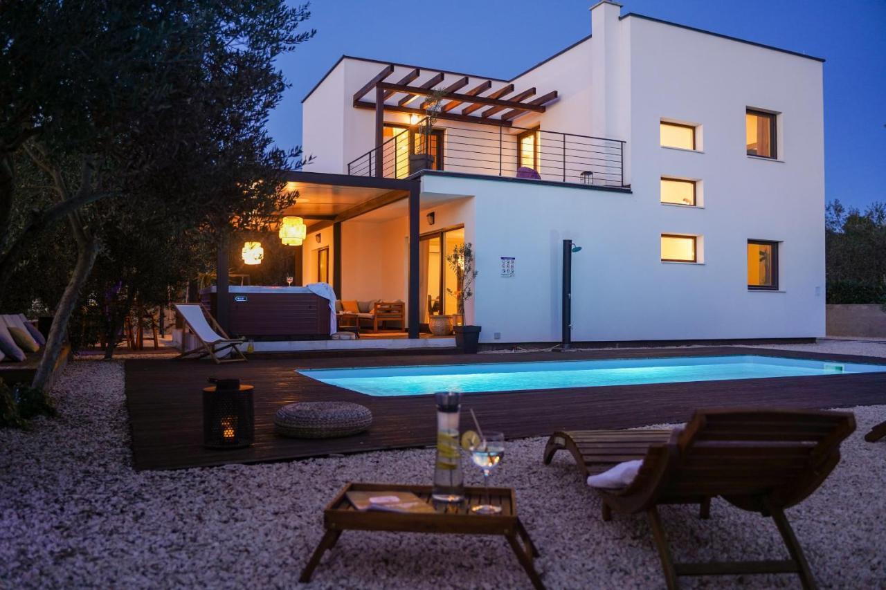 Villa Suncica With Heated Pool, Jacuzzi And Bikes Near Zadar Sukošan Eksteriør bilde