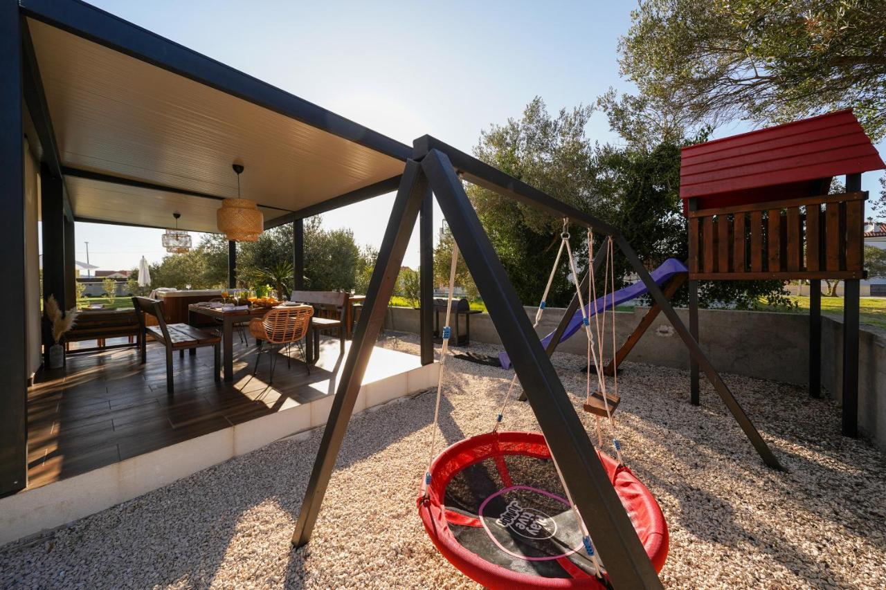 Villa Suncica With Heated Pool, Jacuzzi And Bikes Near Zadar Sukošan Eksteriør bilde